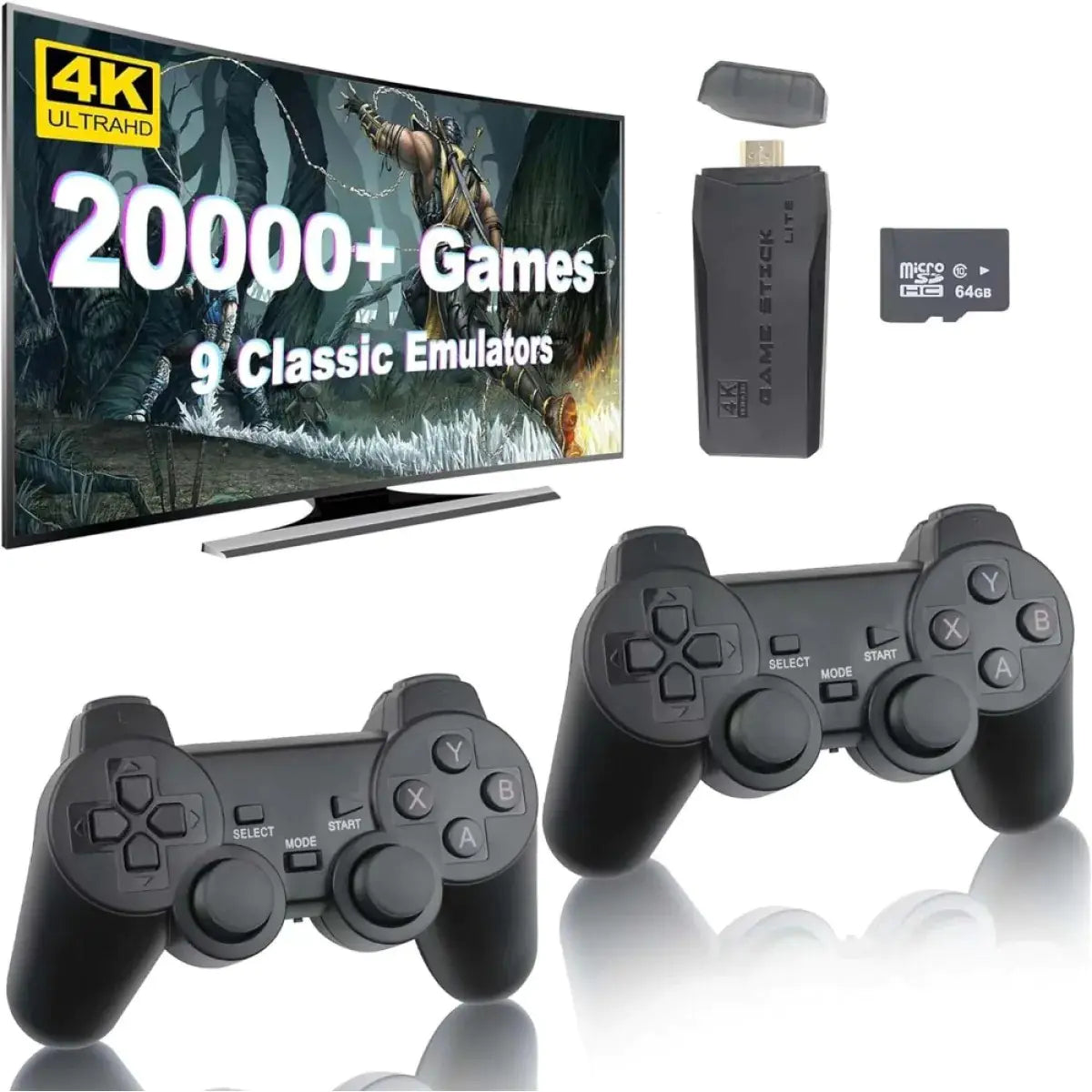 M8 Mini Game Console – Wireless, 64G SD