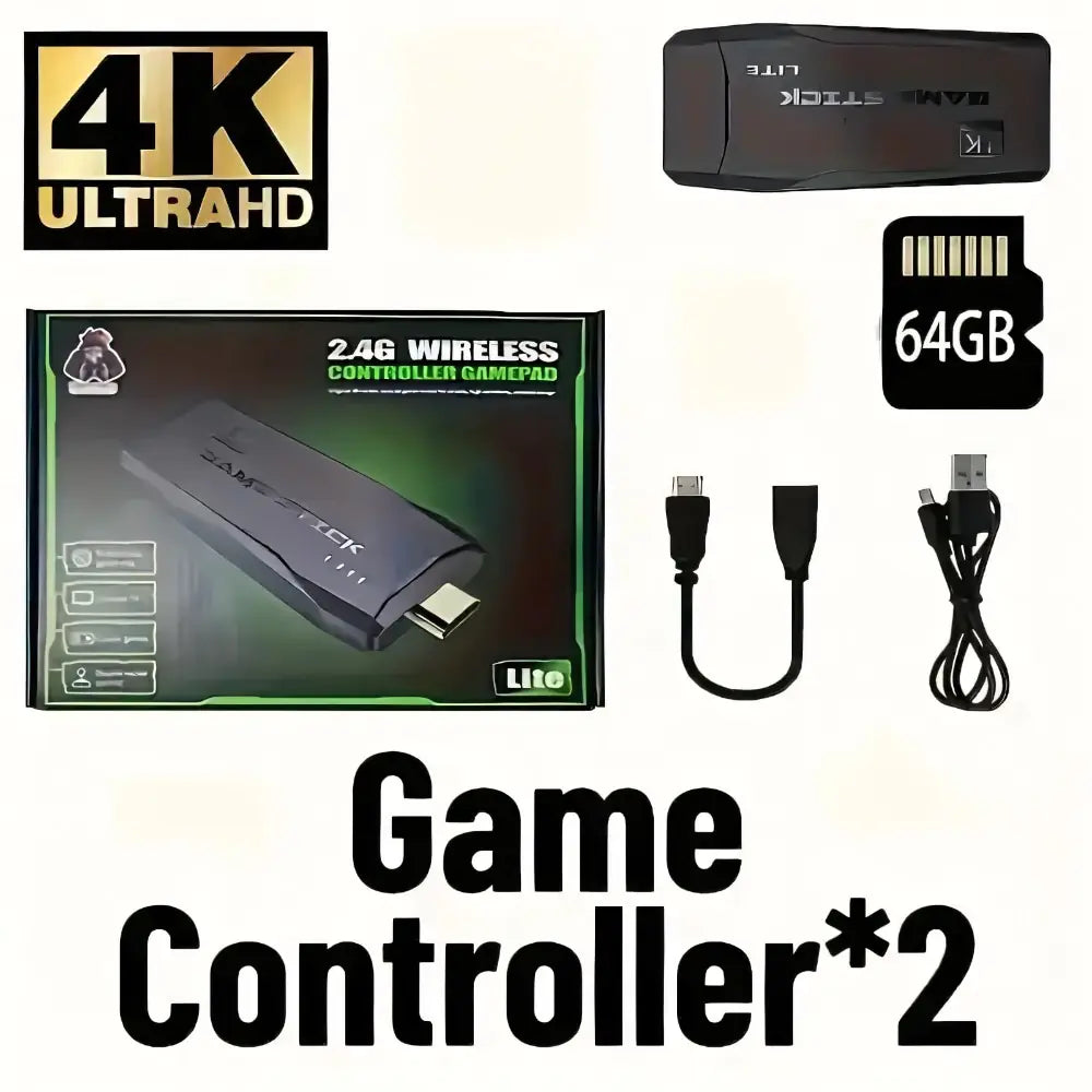 M8 Mini Game Console – Wireless, 64G SD